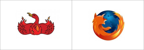 Эволюция логотипа Firefox