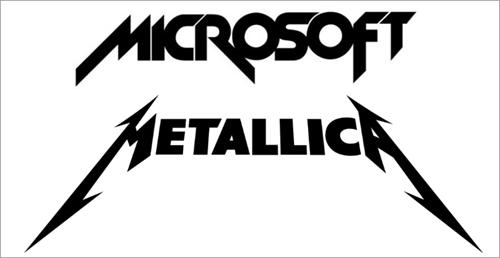 Второй логотип Microsoft 1980-1981 год