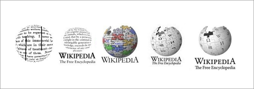 Эволюция логотипа Wikipedia